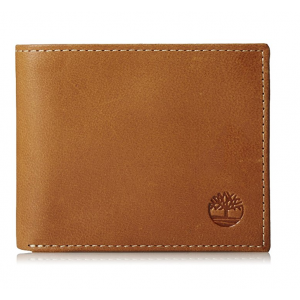 [經典製靴皮] Timberland Men's leather Wallet - Classic Tan Leather
